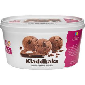 SIA Glass Gräddglass Kladdkaka 1,5L Sia Glass