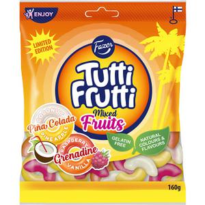 Fazer Godis Tutti Frutti Mixed Fruits 160g