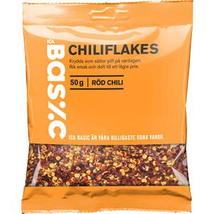 ICA Basic Chiliflakes 50g