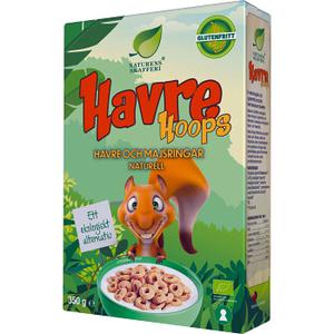 Naturens skafferi Havre Hoops EKO glutenfri 350g