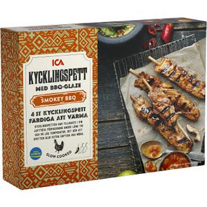 ICA Kycklingspett BBQ 310g 4-p g