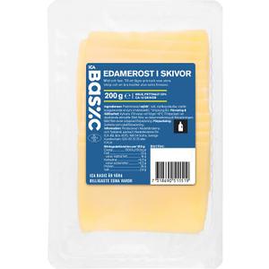 ICA Basic Edamerost skivad 200g