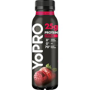 YoPro Proteindryck Jordgubb Hallon Laktosfri 300g