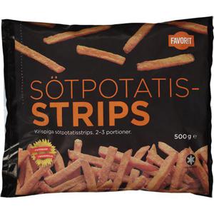 Favorit Sötpotatisstrips Fryst 500g