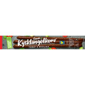 Ridderheims Kycklingolkorv Tomat & Basilika 120g