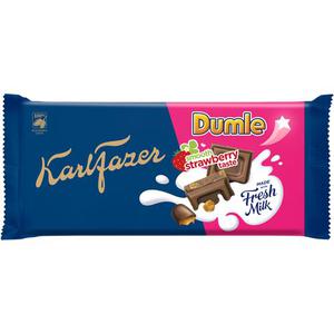 Fazer Konfektyr Chokladkaka Dumle Jordgubb 145g Fazer