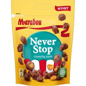 Marabou Never Stop Crunchy Corn 170g