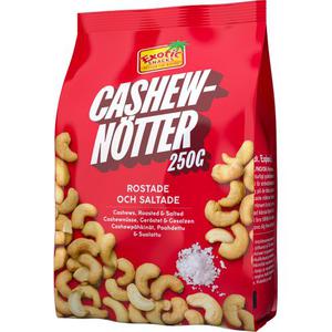 Exotic Snacks Cashewnotter Rostade & Saltade 250g