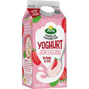 Arla Familjefavoriter Yoghurt Jordgubb 1500g