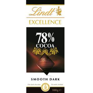 Lindt Excellence Mork Chokladkaka 78% 100g