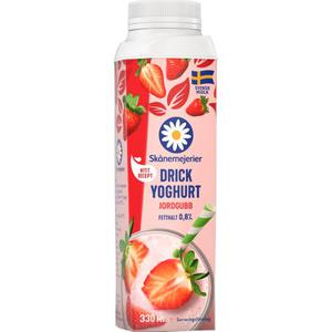 Skanemejerier Drickyoghurt Jordgubb 330ml