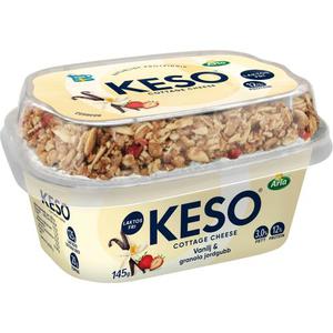 Arla Keso Vanilj Granola Jordgubb 145g