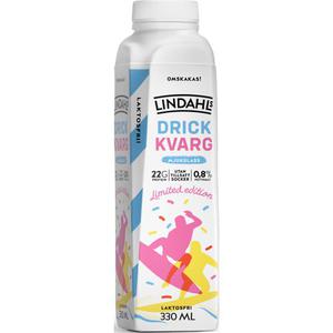Lindahls Drickkvarg Mjukglass Laktosfri Utan Tillsatt Socker 0,8% 330ml