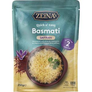 Zeinas Basmatiris Saffran Quick N' Easy 250g