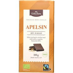 ICA Chokladkaka Apelsin Mork 100g
