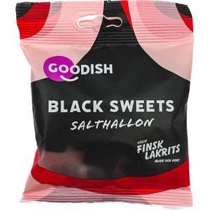 GOODISH Godis Black Sweets Salthallon lakrits 100g