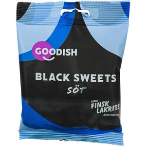 GOODISH Godis Sotlakrits Black Sweets 100g