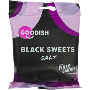 GOODISH Godis Saltlakrits Black Sweets Salt 100g