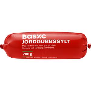 ICA Basic Jordgubbssylt refill 700g