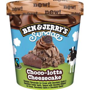 Ben & Jerrys Sundae Choco-lotta Cheesecake Fairtrade 427ml Ben & Jerry's