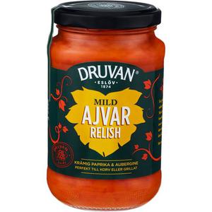 Druvan Ajvar Relish Mild 340g