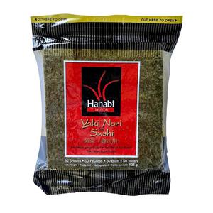 Hanabi Nori sjogras till sushi 50 ark (ca 500 makirullar)