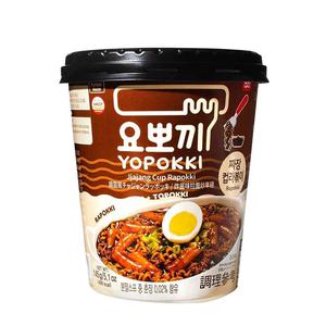 Yopokki Rabokki Cup Rice cakes & nudlar (Jjajang)