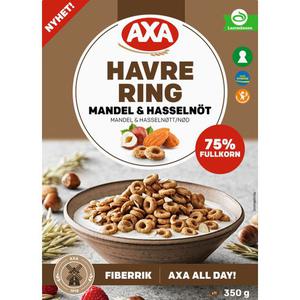 AXA Flingor Havrering Mandel & Hasselnot 350g Axa