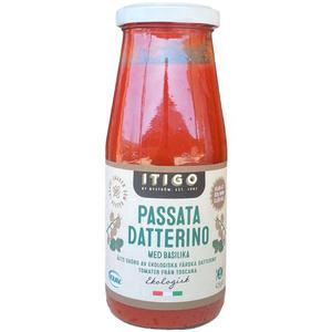ITIGO Passerade Tomater med Basilika KRAV 425g Itigo
