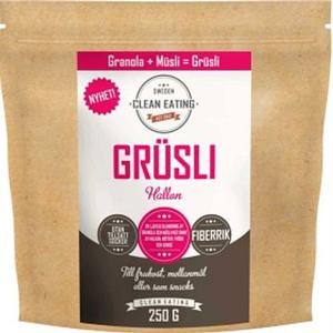 Clean Eating Grusli Hallon 250g