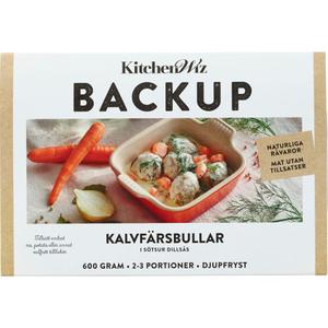 Backup Kalvfarsbullar i Sotsur Dillsas 2-3 Port Fryst 600g