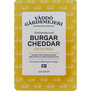Vaddo Gardsmejeri Burgarcheddar Original 100g