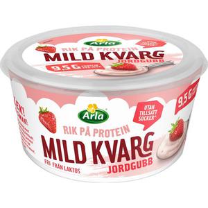 Arla Mild Kvarg Jordgubb 0,2% Laktosfri 450g