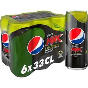 Pepsi Max Lime 6x33cl