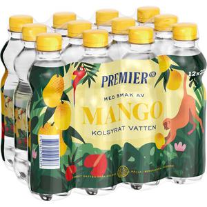 Premier Kolsyrat Vatten Mango 12x33cl