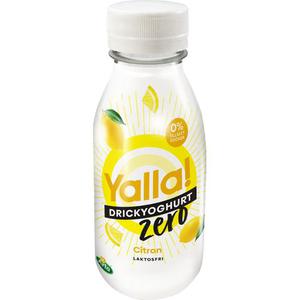 Yalla Drickyoghurt Citron Zero 350ml