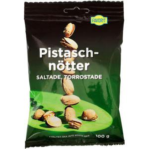 Favorit Pistaschnötter Rostade & Saltade 100g