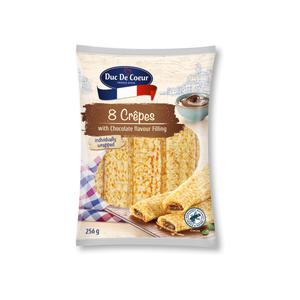 Duc de Coeur Crepes med chokladkram