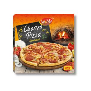 Sol & Mar Pizza med chorizo