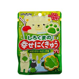Senjaku Happy Nikukyu Vingummin Melon Cream Soda