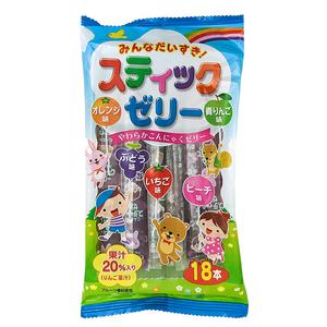 Ribbon Jelly Stick Fruit Flavor Storpack 290g