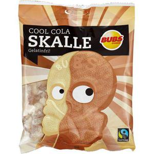 Bubs Godis Cool Cola Skalle 190g