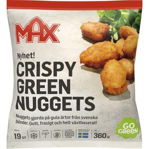 Max Nuggets Crispy Green Fryst 360g
