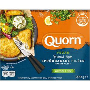 Quorn Sprödbakade Filéer Vegan Fryst 200g Qourn