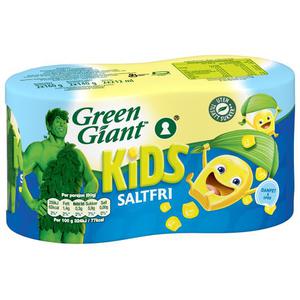 Green Giant Majs Kids Saltfri 2x160g