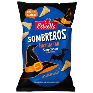 Estrella Sombreros Haxhattar Sourcream & Onion 120g