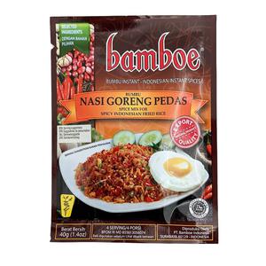 Bamboe Kryddmix till Nasi Goreng Pedas Stark indonesisk fried rice (4 portioner) 40g