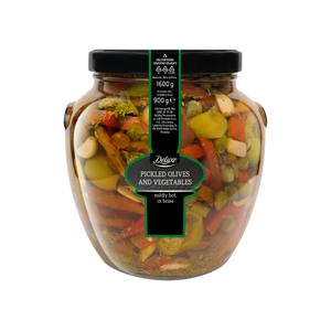 Deluxe Inlagda oliver och gronsaker