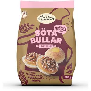 Lailas Bakmix Sota Bullar Glutenfri 300g