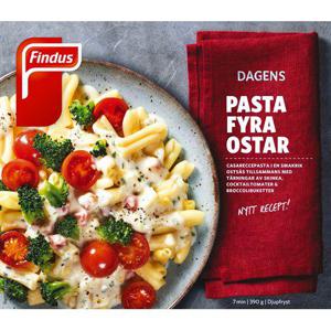 Findus Pasta Fyra Ostar Fryst 390g